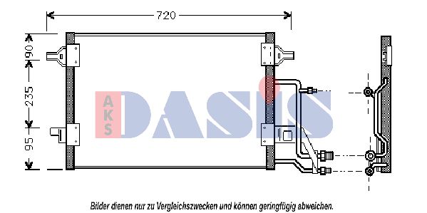 AKS DASIS Kondensaator,kliimaseade 482210N